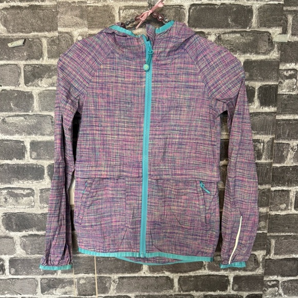 Ivivva by Lululemon purple full zip jacket pockets